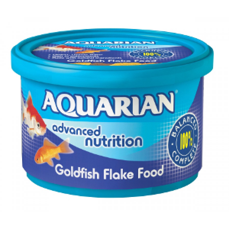 aquarian goldfish flake food