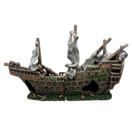 Sunken Pirate Jumbo Galleon Ship