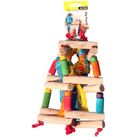 Parrot Toy Wooden Jungle Gym Medium 31cm