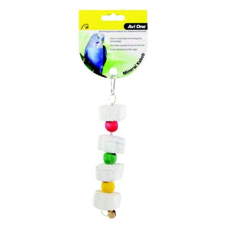 Bird Toy Mineral Flower Kabob 18x4x4cm